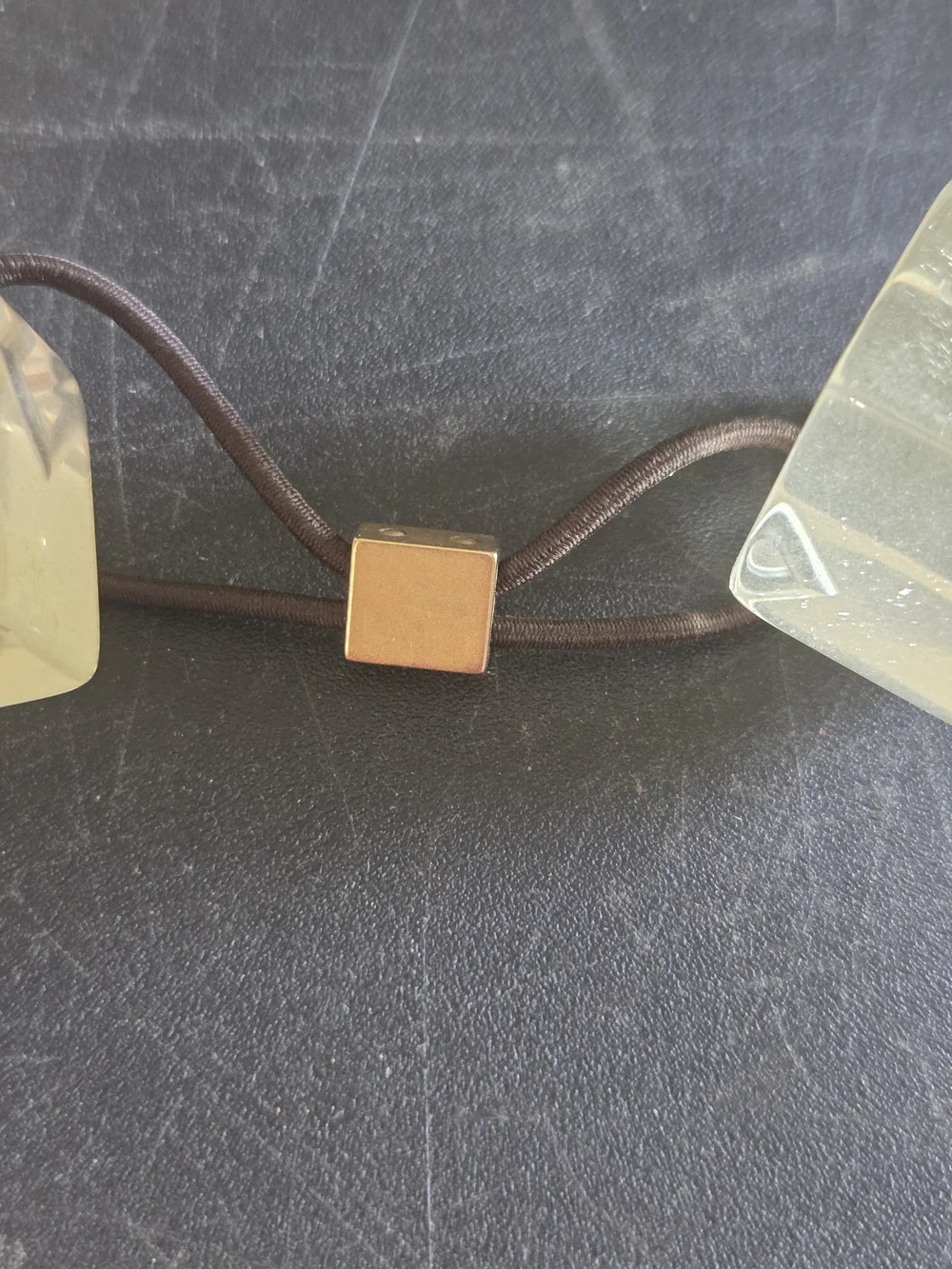 Louis Vuitton Elastine & Resin Cube Hair Tie (Scrunchie)
